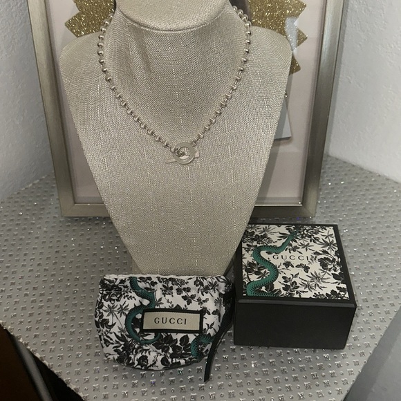 Gucci Sterling Silver Boule Choker Necklace, 17” - Picture 6 of 8